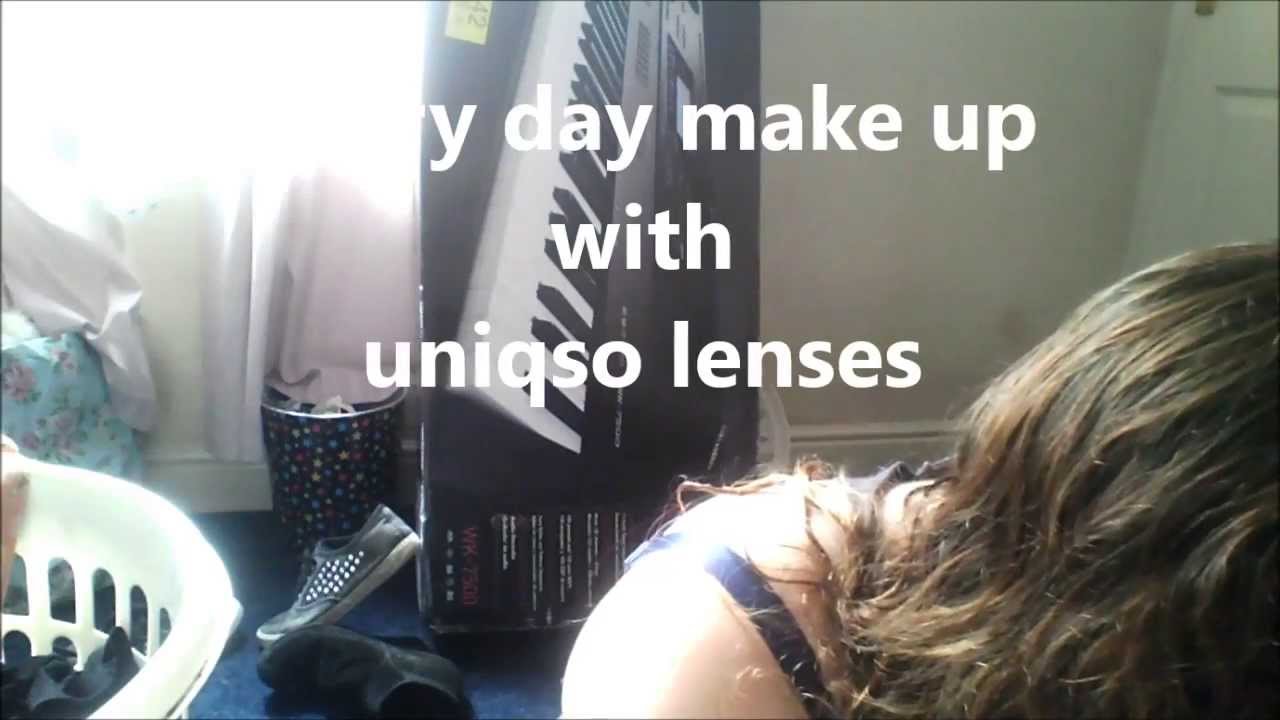 Everyday make up with uniqso lenses