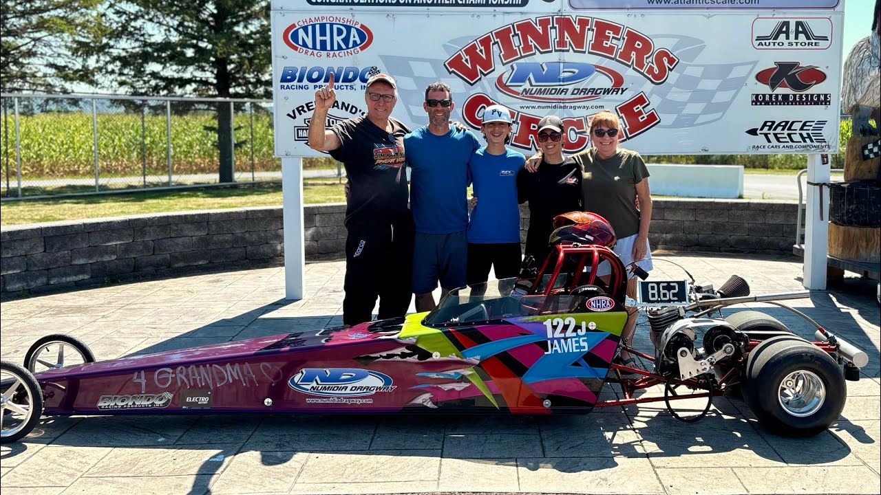 James Pasquariello - Junior Dragster Win 8/10/25 at Numidia Dragway 