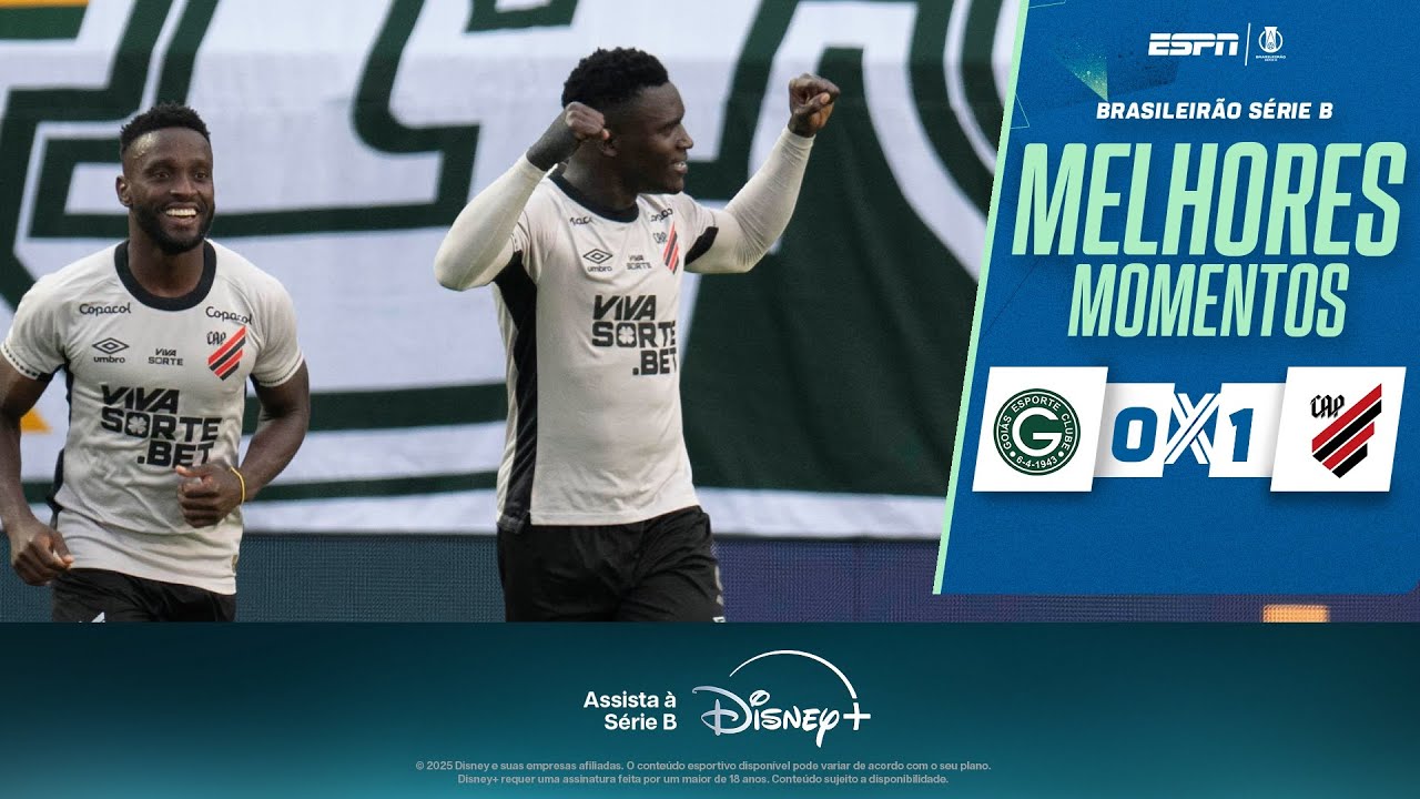 ATHLETICO-PR BATE O GOI&Aacute;S EM CONFRONTO DIRETO E ENTRA NO G-4 DA S&Eacute;RIE B | Melhores momentos