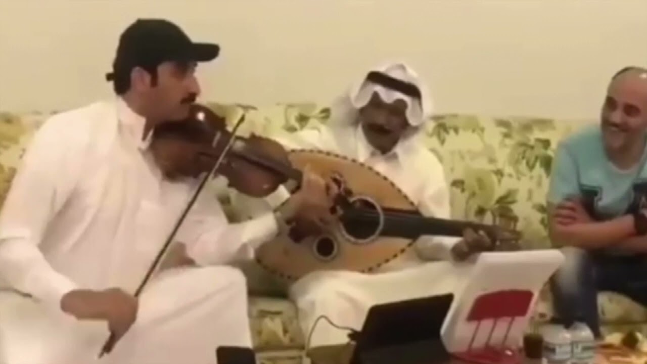 سمرة مع اخوي - قصي المهيني الكمنجاتي الرائع وبونورة ايقاع والدف جاسم النعمة والفنان خالد البريكي