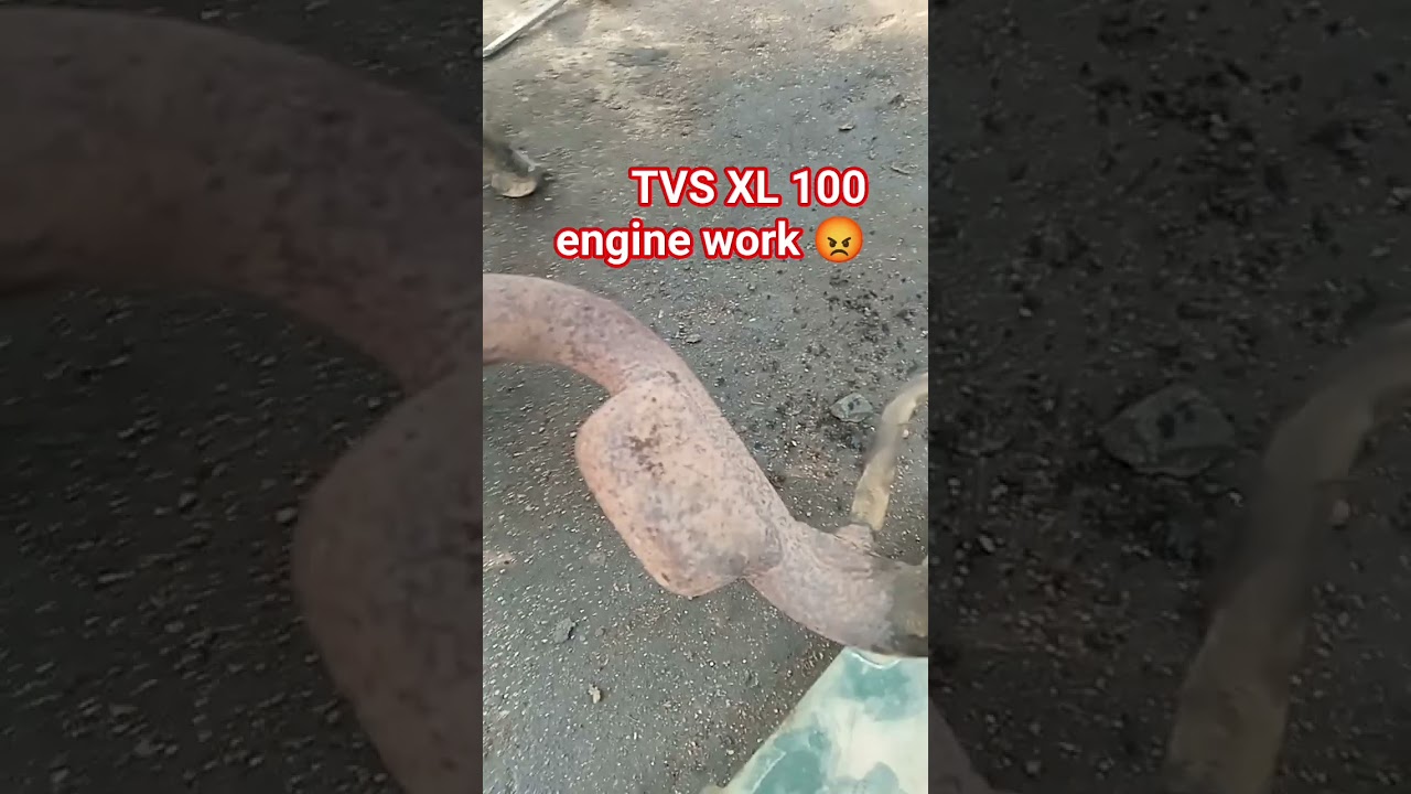 TVS XL 100 engine work