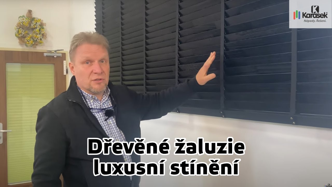 Karásek - Dřevěné žaluzie 50 mm