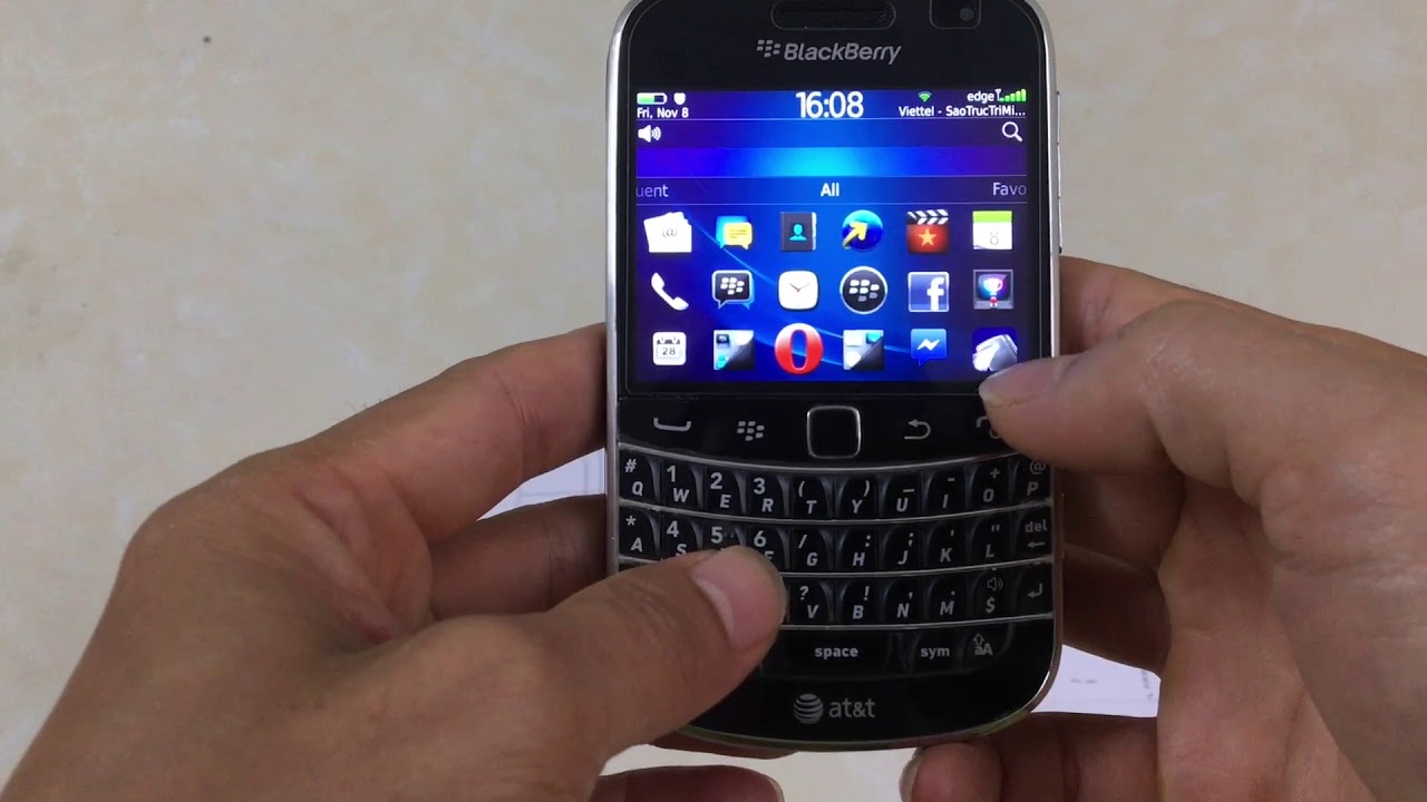 Chiếc điện thoại cổ của Cao Trí Minh: Tất cả Ứng dụng- Game chạy trên Blackberry Bold 9900 năm 2020