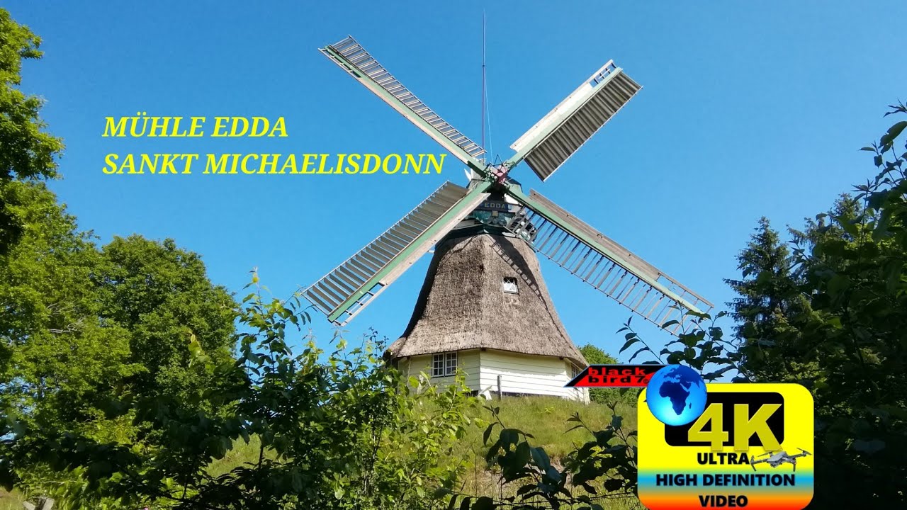 Windmühle Edda St. Michaelisdonn Dji Mavic Pro 4K POI