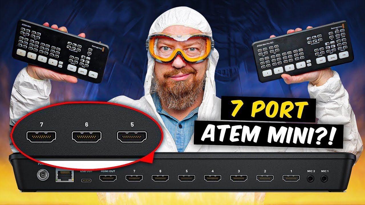 ATEM Mini: как добавить 3 порта HDMI | ATEM Mini Pro | ATEM Mini Pro ISO