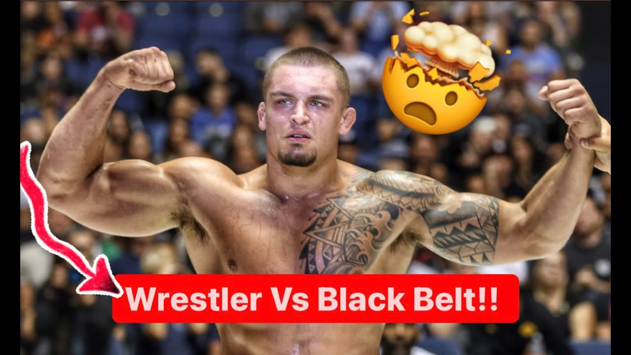 White Belt Wrestler vs BJJ Black Belt!!