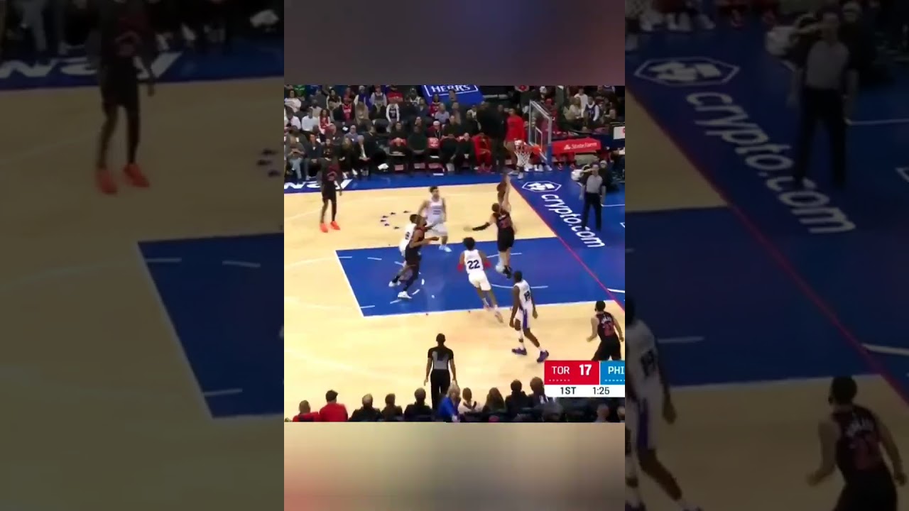 Malachi Flynn got this bucket to fall over Joel Embiid 😳