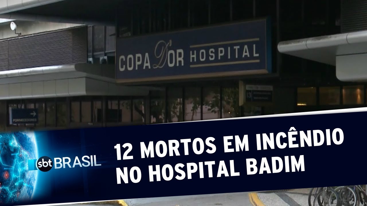 Incêndio no Hospital Badim: número de mortos sobe para 12 | SBT Brasil (16/09/19)