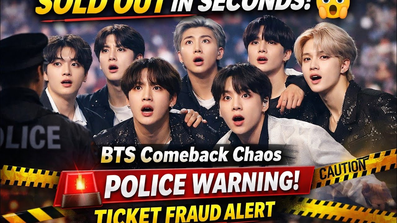 Билеты на концерт в честь возвращения BTS были распроданы за считанные секунды... Полиция выпусти...