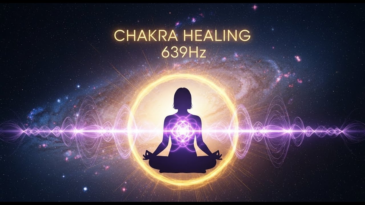 639Hz Chakra Healing Meditation | Heart Frequency Music for Love, Balance, Sleep & Relaxation