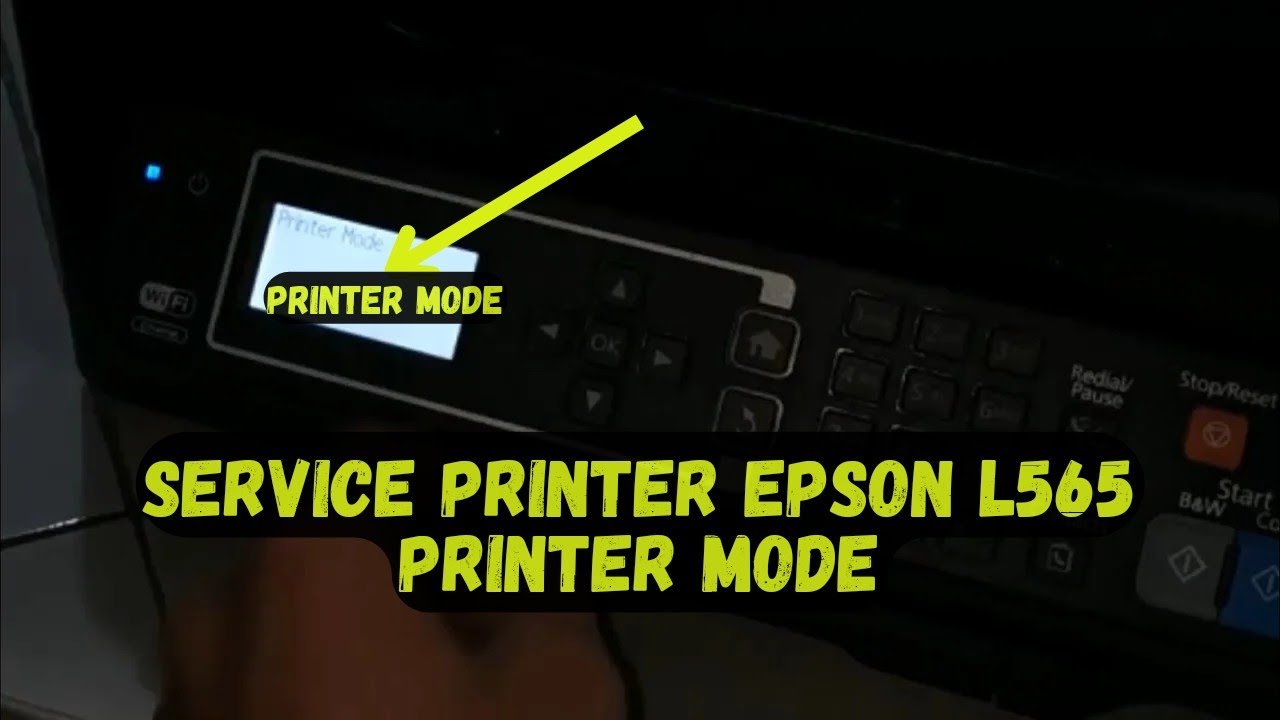 Service Printer Epson L565 Printer Mode
