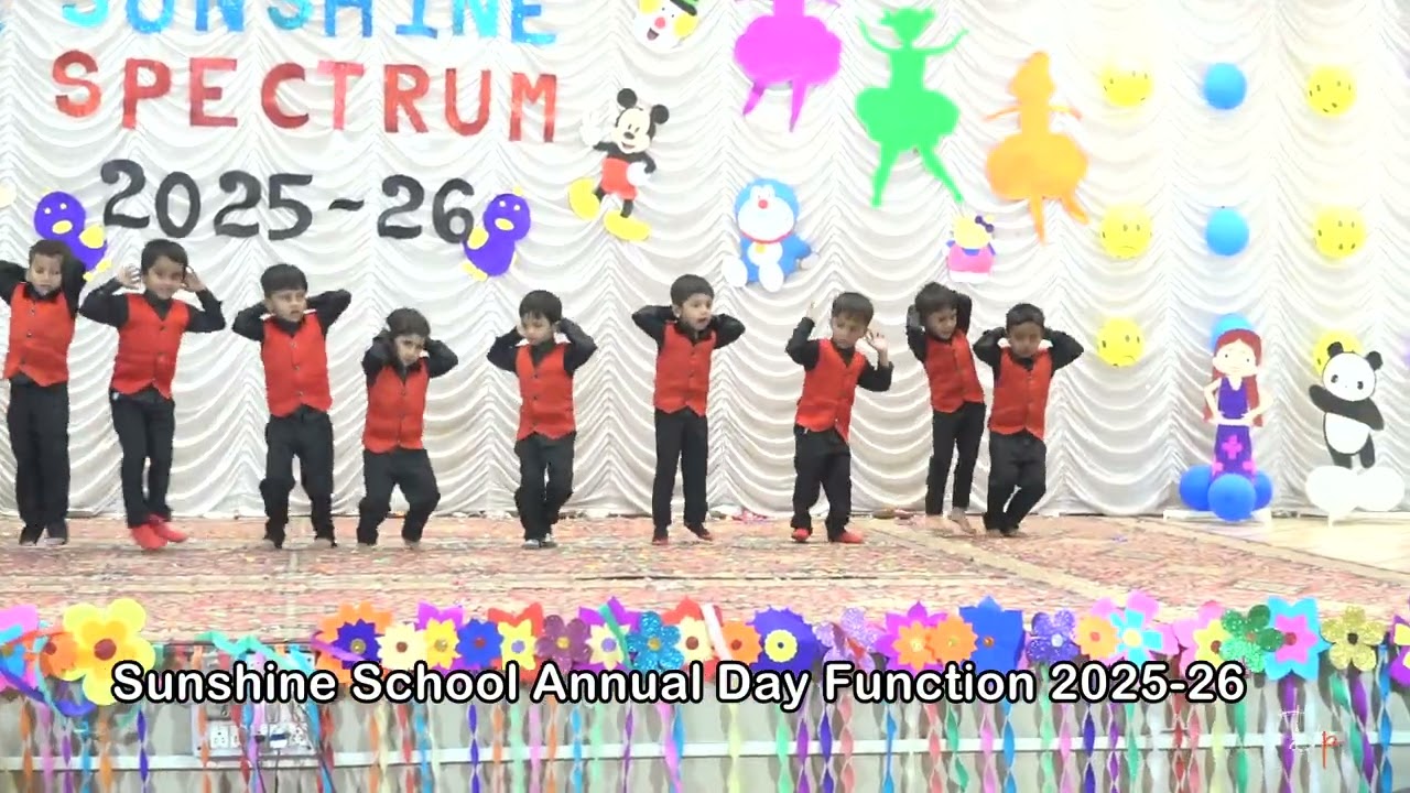 Badri ki dulhaniya song dance by Nursery boys @Sunshine School Sankeshwar