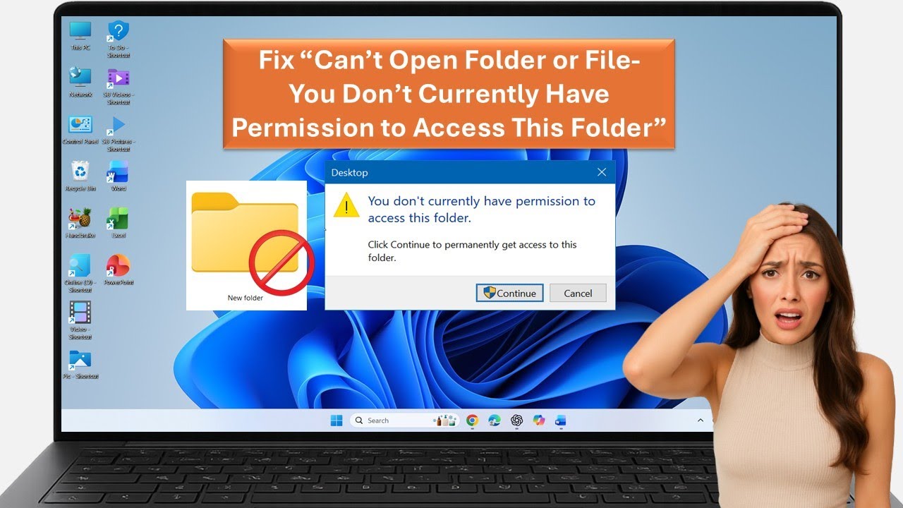 Как исправить ошибку «Не удается открыть папку или файл, для которого у вас в данный момент нет п...