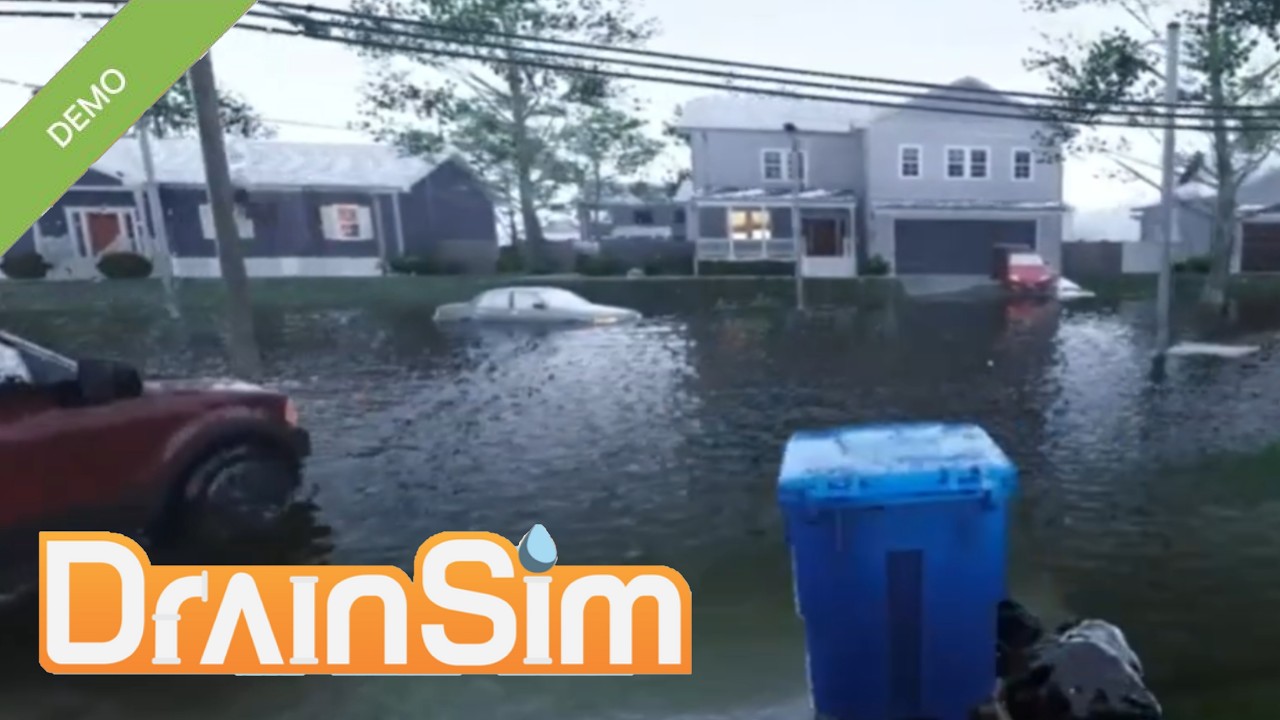 The water is killing my computer!! | DrainSim Demo