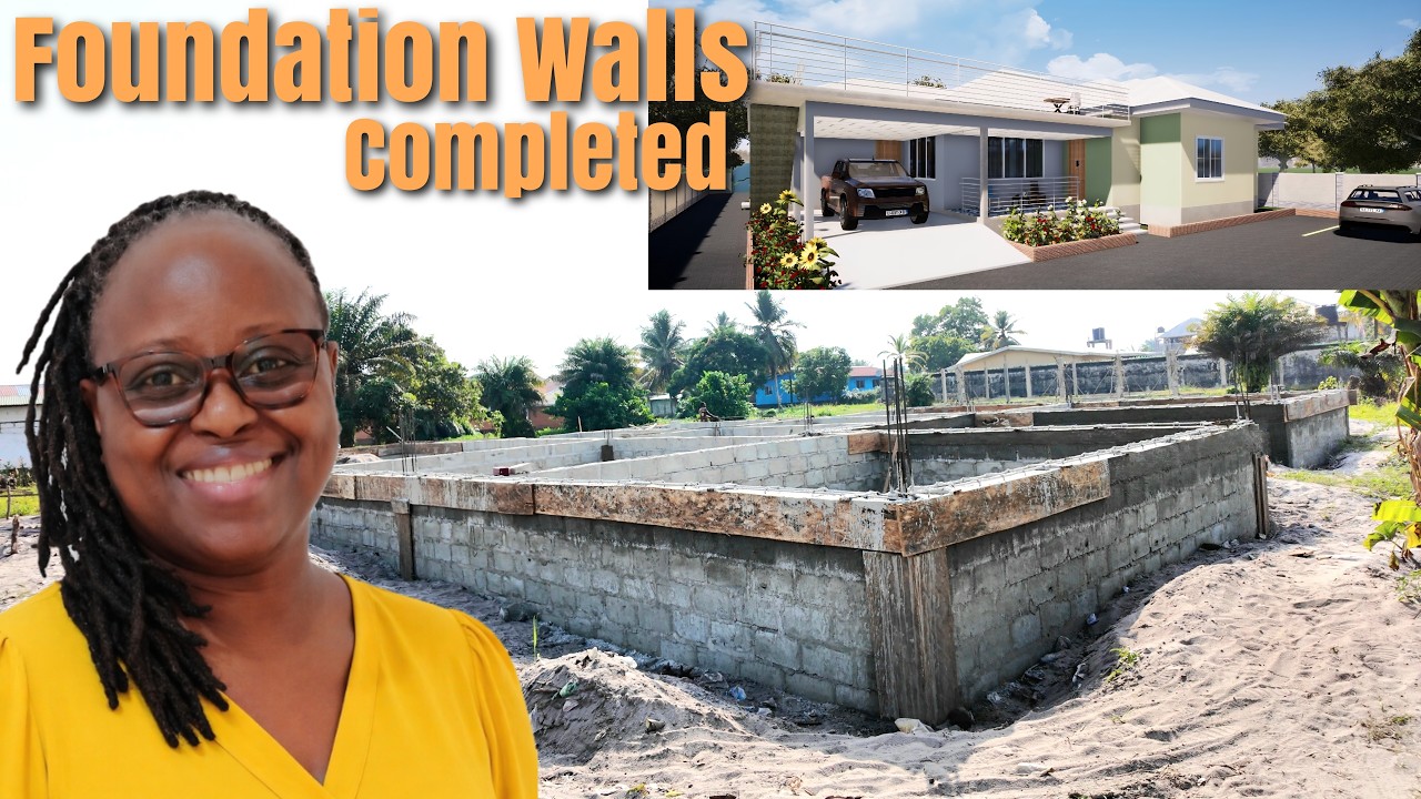 My Foundation Journey | Walls completed | Building in Liberia 🇱🇷 🌍