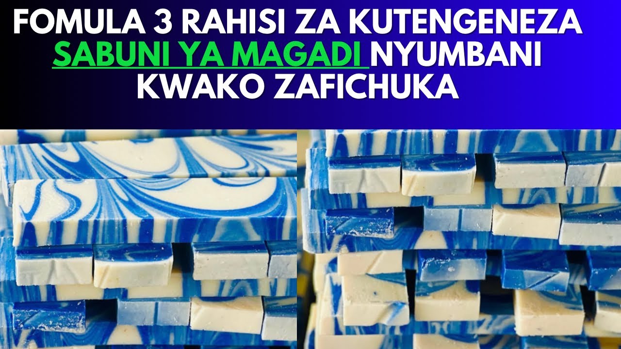 FOMULA 3 za SIRI za kutengeneza SABUNI Ya MAGADI Ukiwa nyumbani kwako