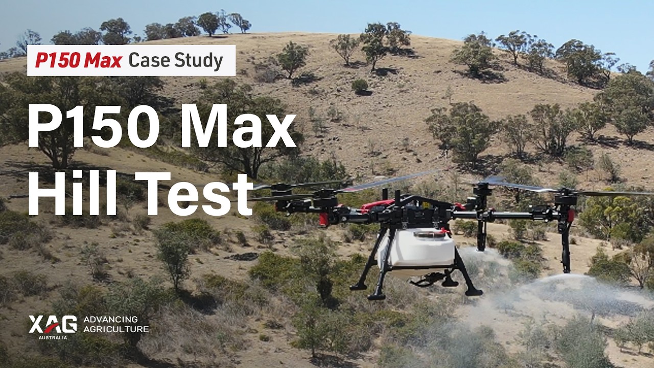 Ground Sprayers Could Never Reach This… XAG P150 Max Field Test in Extreme Terrain (Australia)