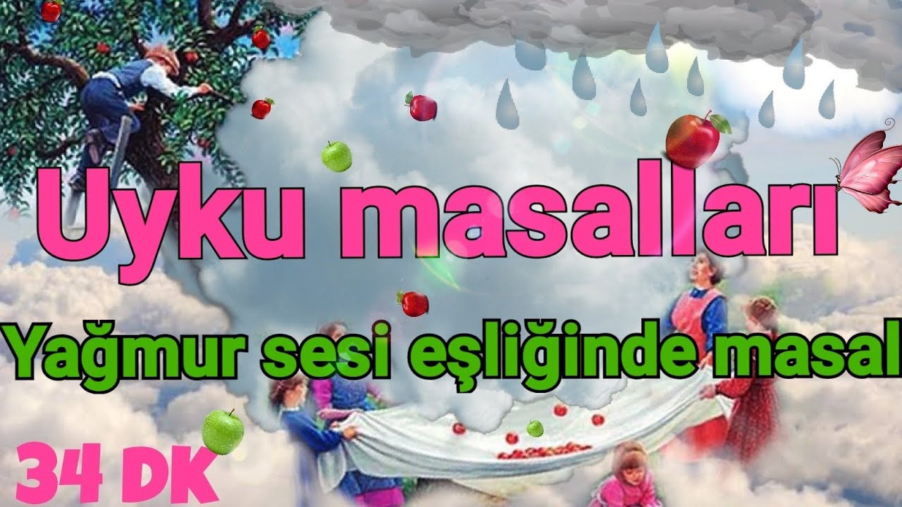 UZUN MASALLAR - UYUTAN Masal dinle- DİNLENDİREN YAĞMUR sesi eşliğinde Masal