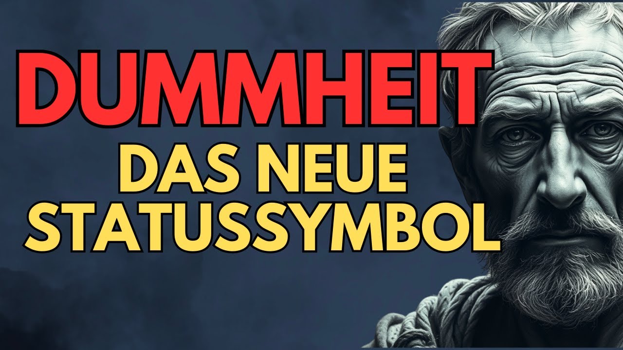 DUMMHEIT - das neue Statussymbol