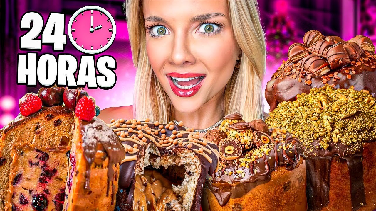 24 HORAS COMENDO PANETONE