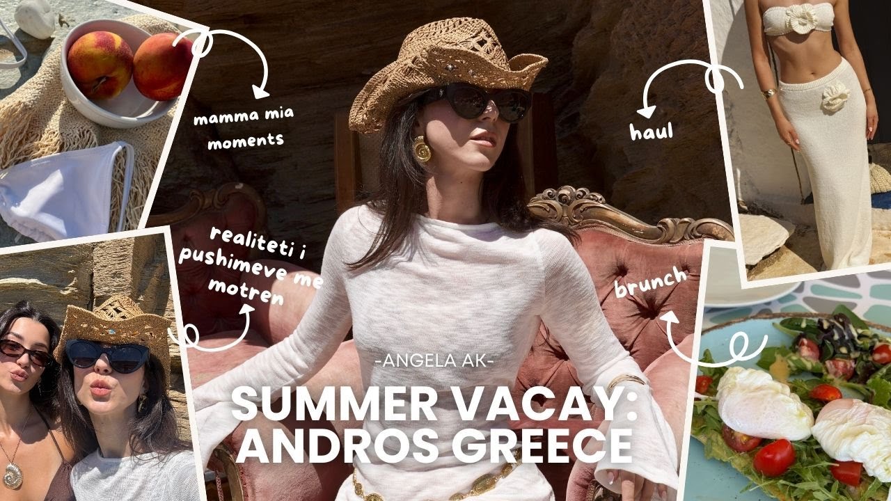 Pushime në Greqi: Andros edition 🌊 | Çmimet, haul & zihem me motrën 🙈