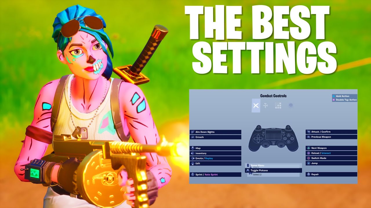*New* BEST FORTNITE LINEAR SETTINGS (Aimbot on Controller)