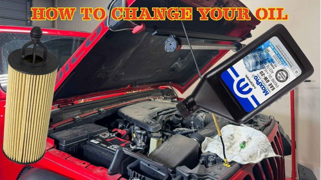 2018 and Newer Wrangler Oil Change- How To