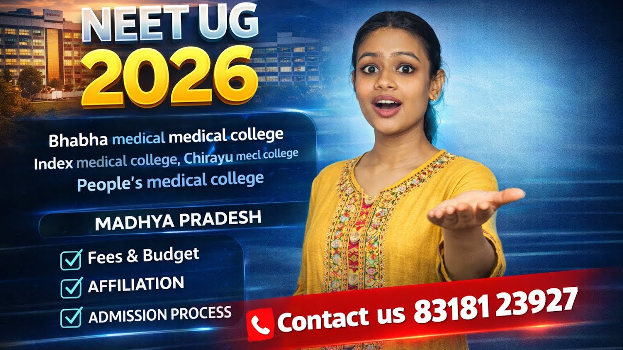 NEET UG 26|Index vs Bhabha vs Chirayu vs People Medical College MP Comparison (Fees,Cutoff&Ranking)
