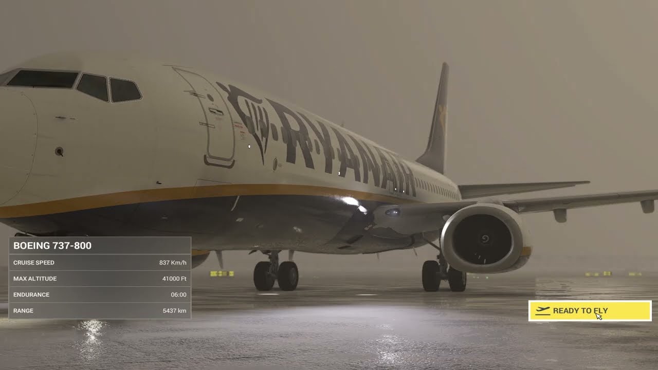 MFS2020 IVAO Barcelona  ✈ Bordeaux FS2CREW PMDG virtual Ryanair