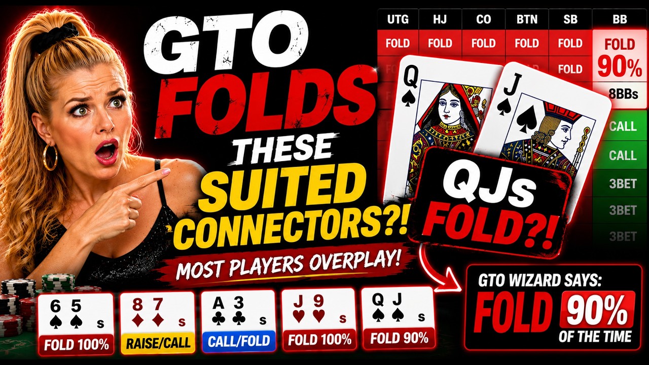 How to Play Suited Connectors. Most Players Get This Wrong!
