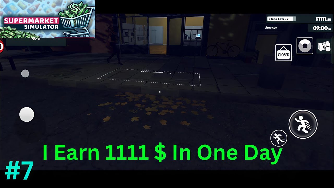I Earn 1111$ In One Day | Supermarket Simulator #7 