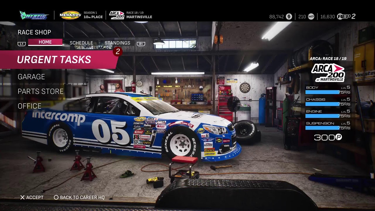 Realistic Career Mode #46| ARCA Race 16/19 @Kansas (N25 Live, No Commentary)