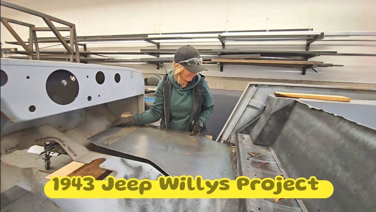 1943 Jeep Willys Project - Welding With Rachel