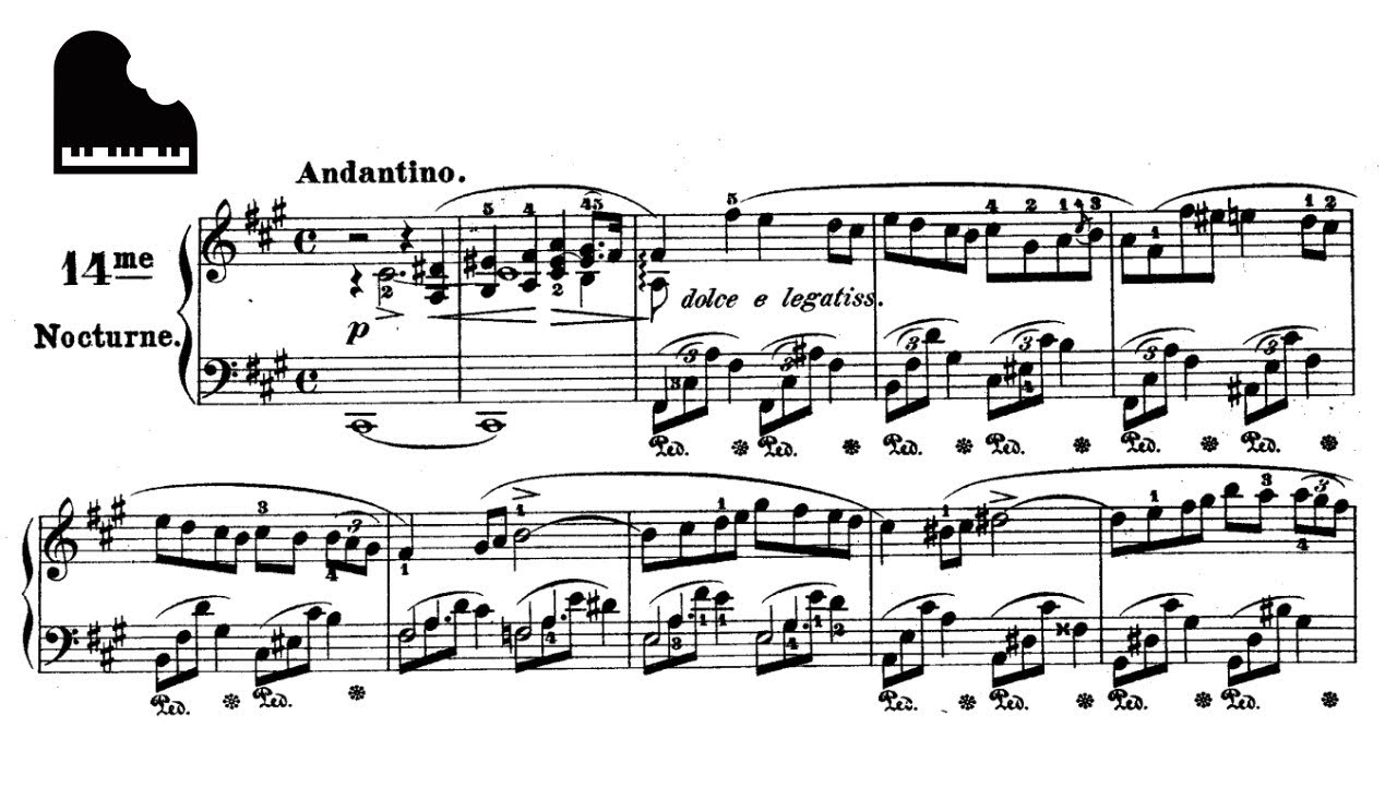 Chopin Nocturne op.48 no.2 | 쇼팽 녹턴 14번 | 악보(score, sheet)