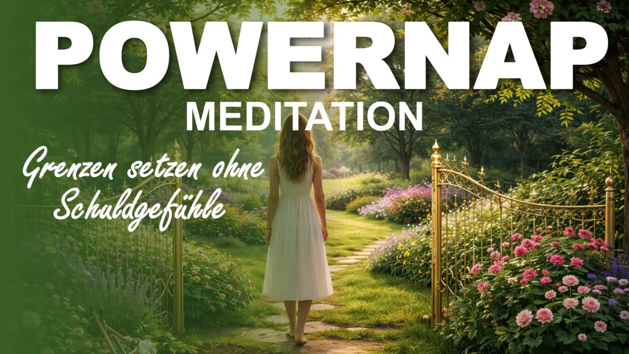 POWERNAP MEDITATION I Entspannung I Grenzen setzen ohne Schuldgefühle I  11:39 Minuten
