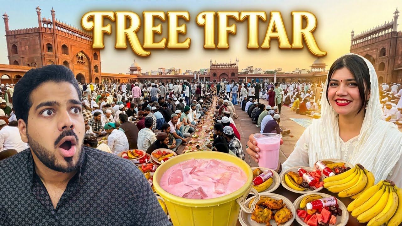 Hindu Ladki Ka Jama Masjid Mein Free Iftar😱 Ramadan Ka Dusra Jumma😍Hamza Khan Vlogs