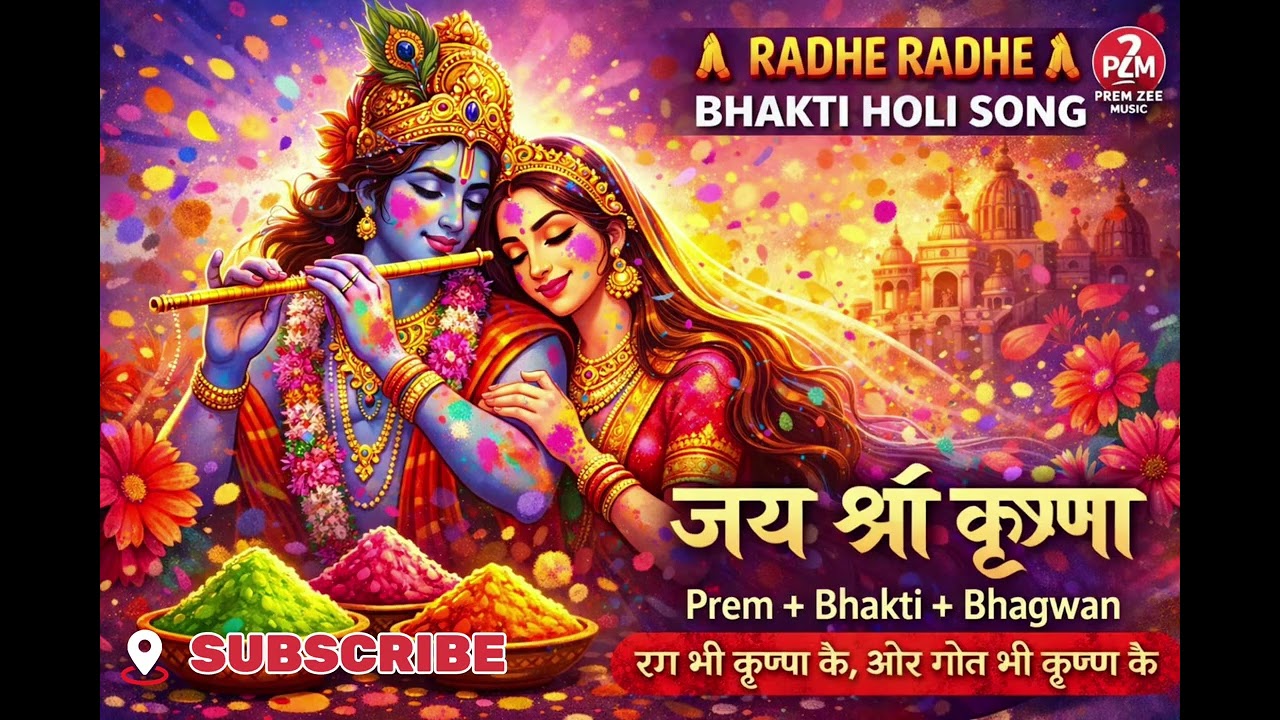 🙏 Radhe Radhe | Shree Krishna Bhakti Holi Song 🙏