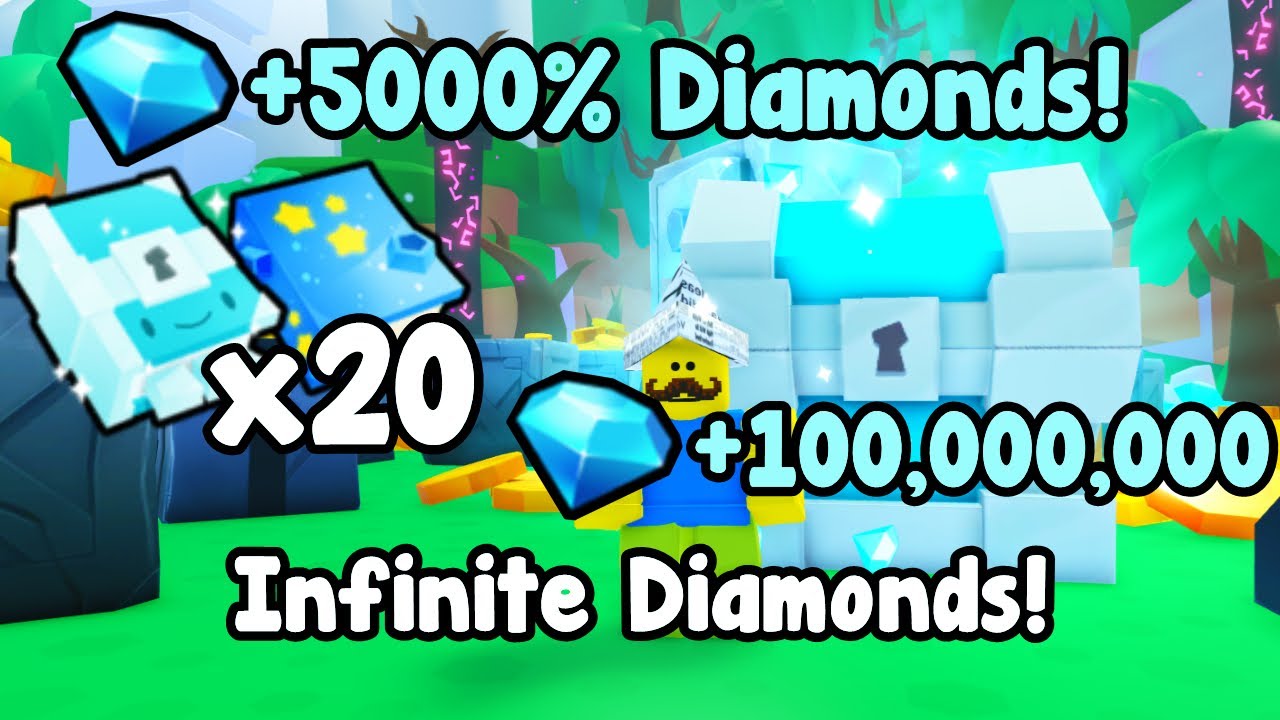 Getting Infinite Diamonds With 5000% Diamonds Method In Pet Simulator 99!