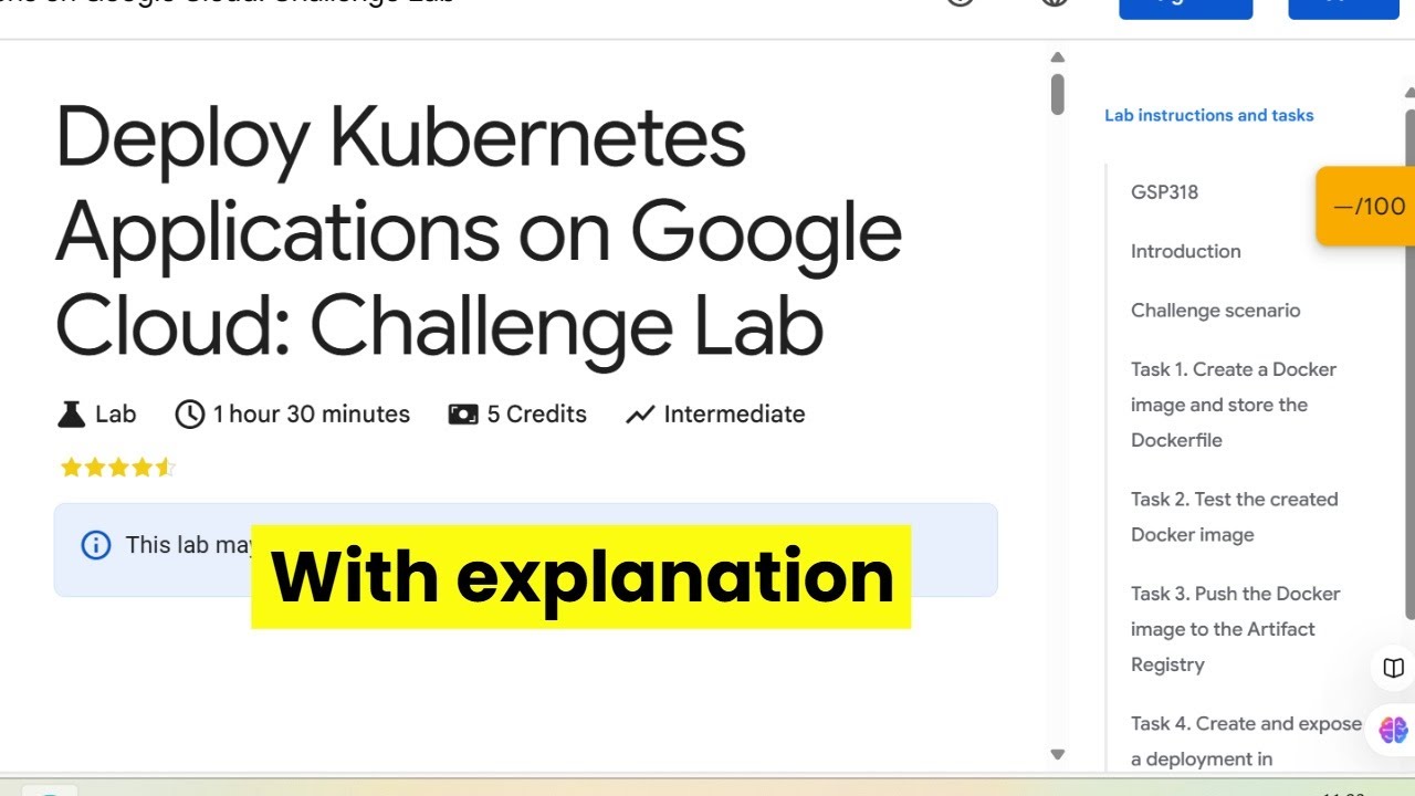 Развертывание приложений Kubernetes в Google Cloud: лабораторная работа | GCP-лаборатория с поясн...
