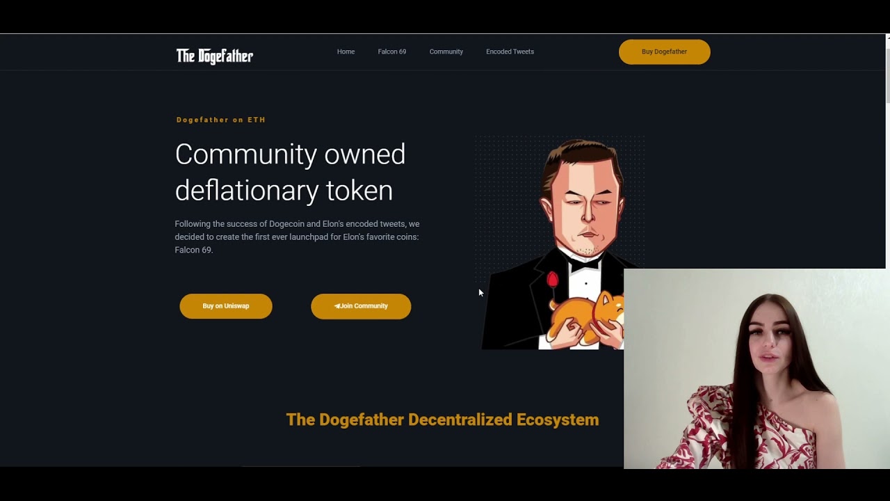 DogeFather - дефиляционный токен принадлежаший сообществу!!!
