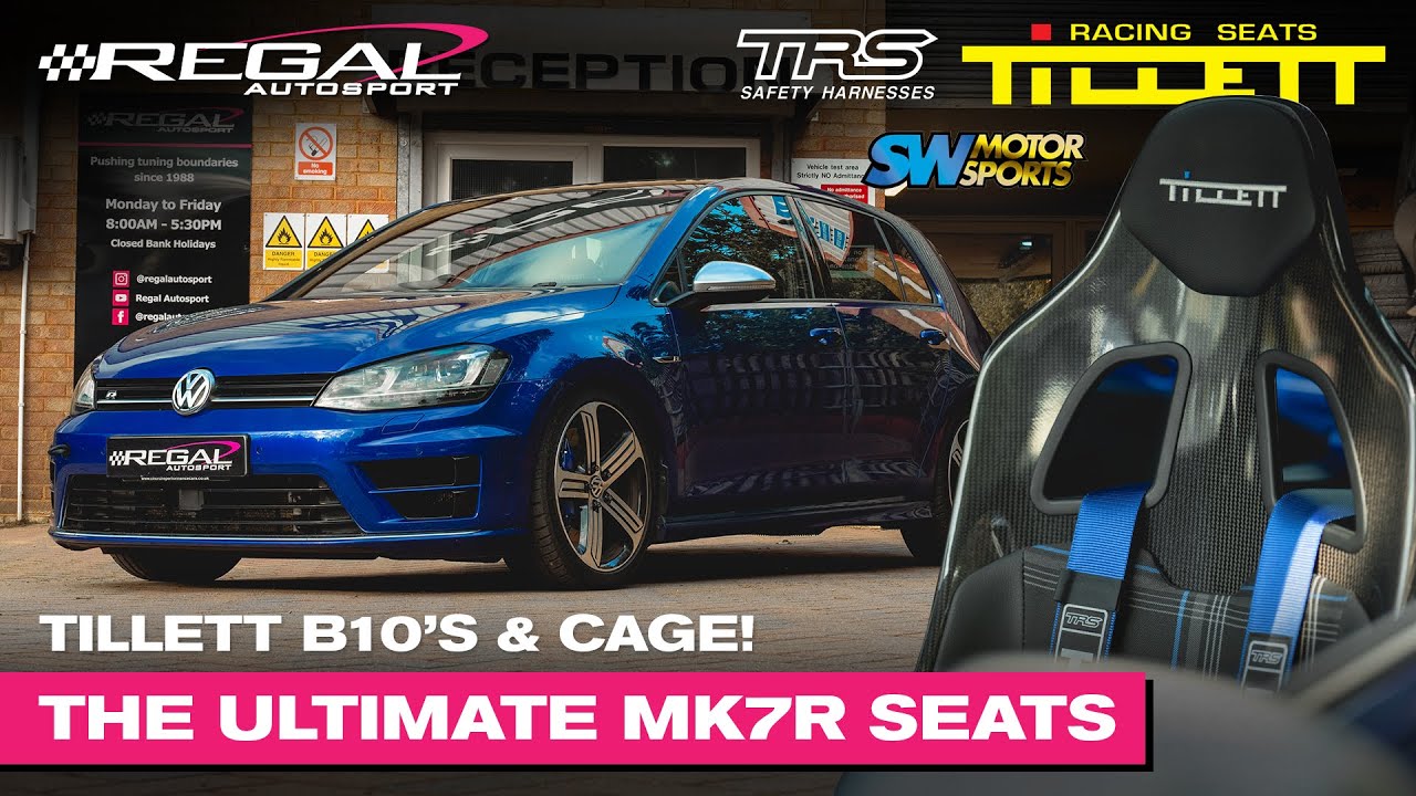 CRAZY CLUBSPORT CARBON SEATS, CAGE & HARNESS INSTALL [TILLETT B10 MK7 GOLF R TRACK BUILD]
