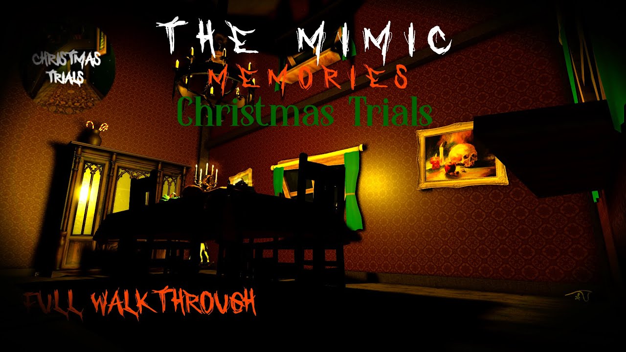 [The mimic memories] Christmas Trials normal Full walkthrough [Solo] [Roblox]