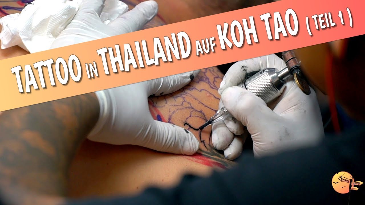in THAILAND TÄTOWIEREN • Teil 1 ★ er hat es WIEDER getan • Koh Tao | Reisevlog #25 (Weltreise 2018)
