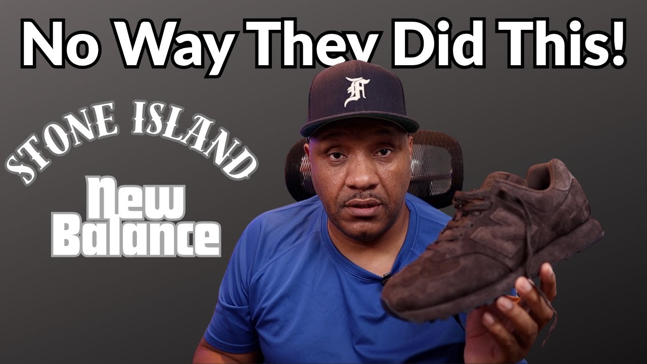 Распаковка коллаборации Stone Island X New Balance 574