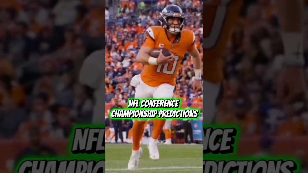 My NFL Conference Championship Predictions! 