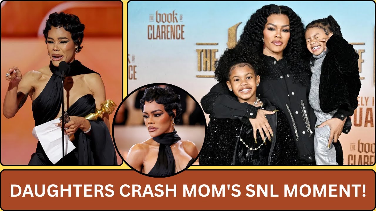 She Wasn't Expecting This | Teyana Taylor's Daughters Hijack SNL Monologue