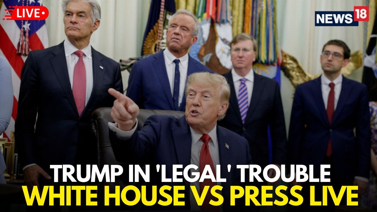 U.S. Latest News LIVE: CNN, MS NOW & Politico Sue Trump Over White House Ban | Legal Battle | N18G