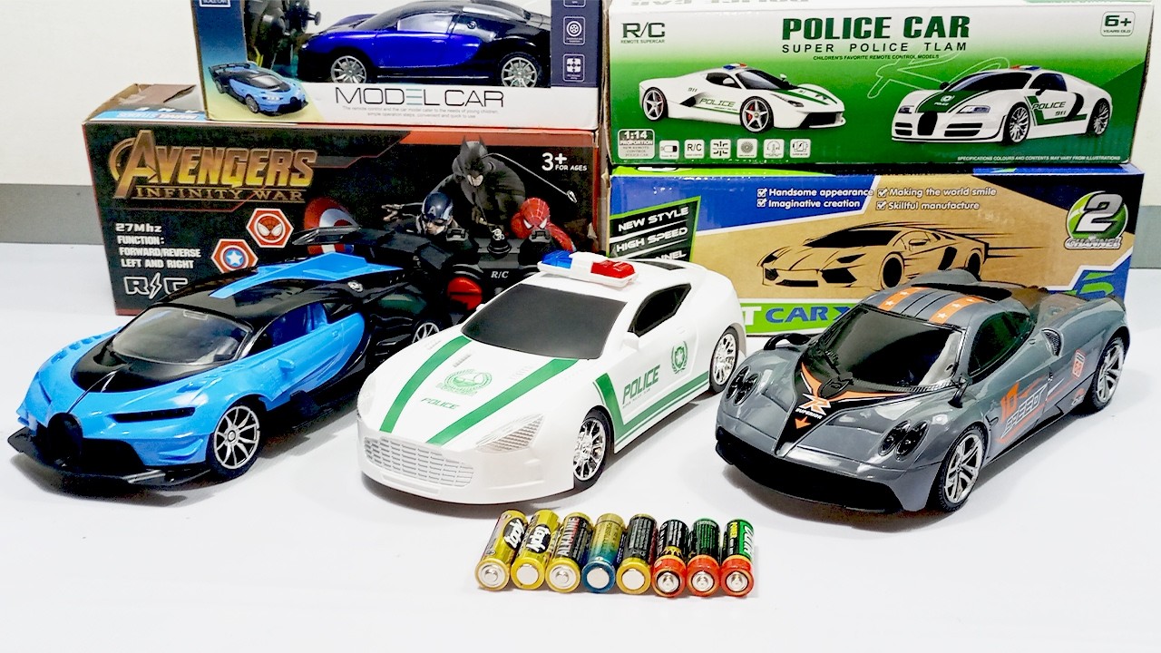 Unboxing Police REmote control RC Car