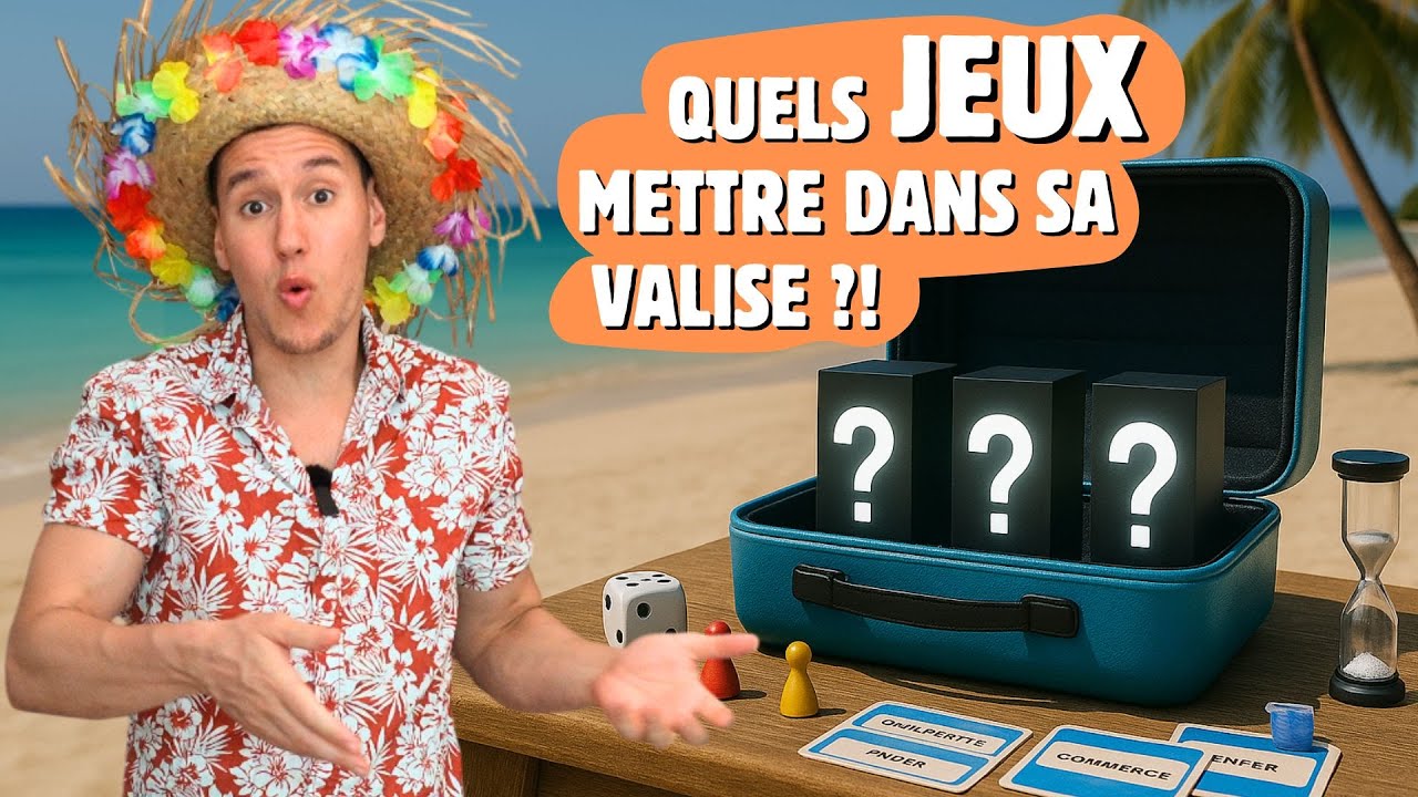 🏖️ 10 JEUX DE SOCIÉTÉ à prendre en vacances