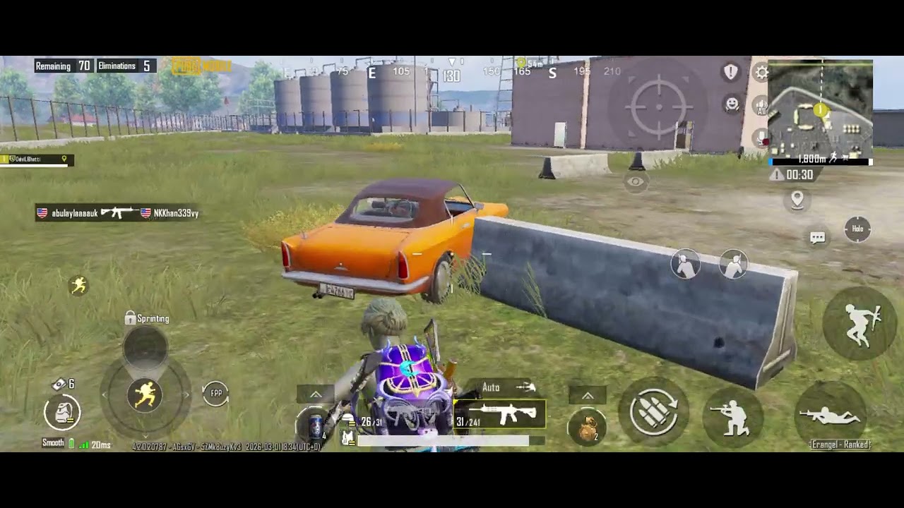 PUBG 1v4 